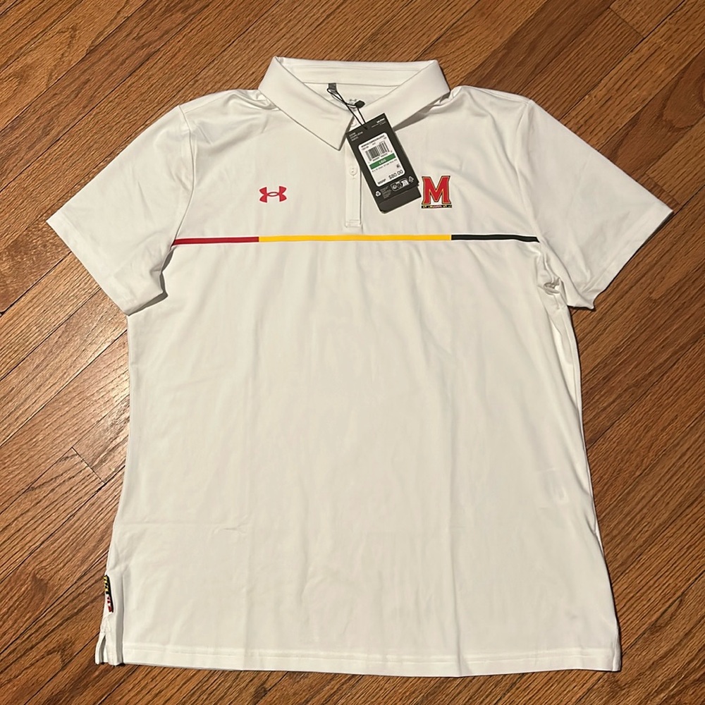 University of Maryland Under Armour Polo Golf Shirt